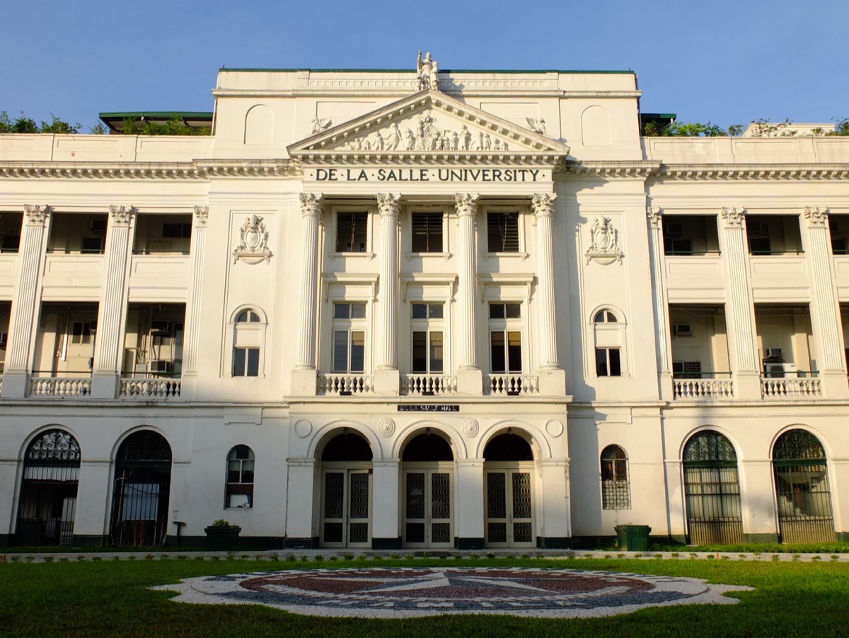 St. La Salle Hall facade at De La Salle University, Taft Avenue, Manila