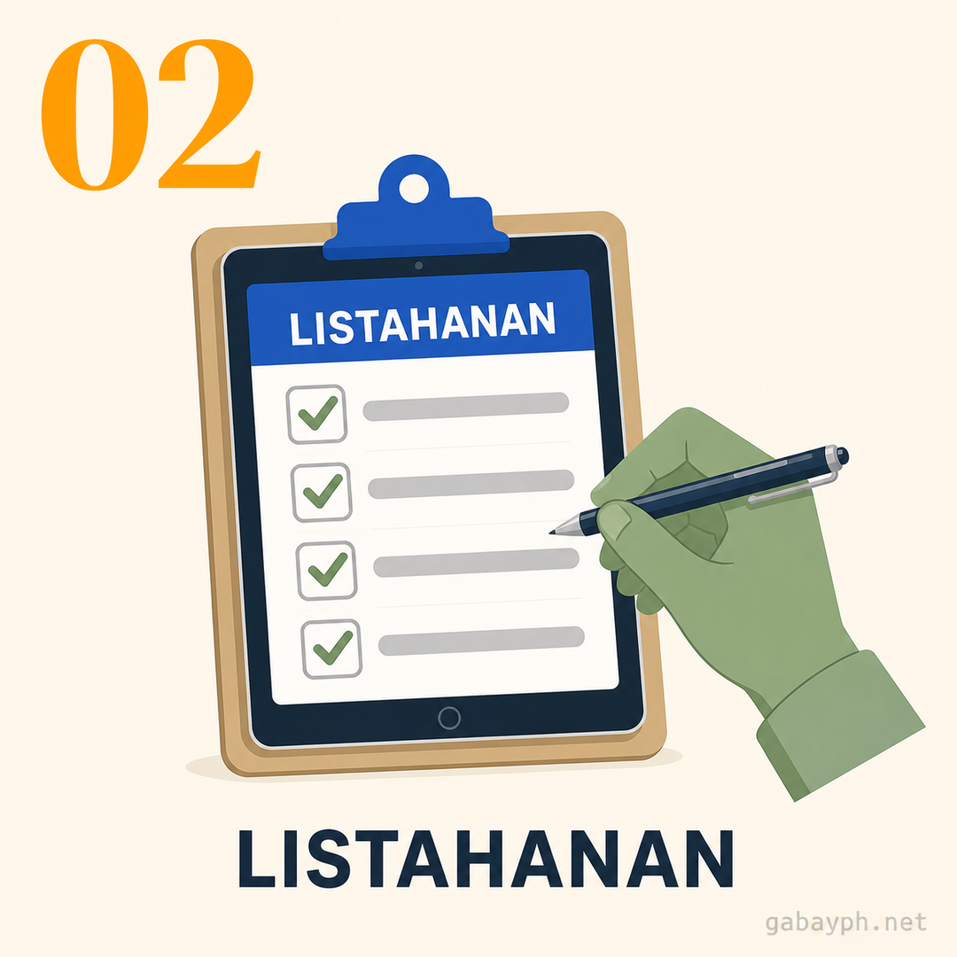 Step 2: Sumailalim sa Listahanan assessment