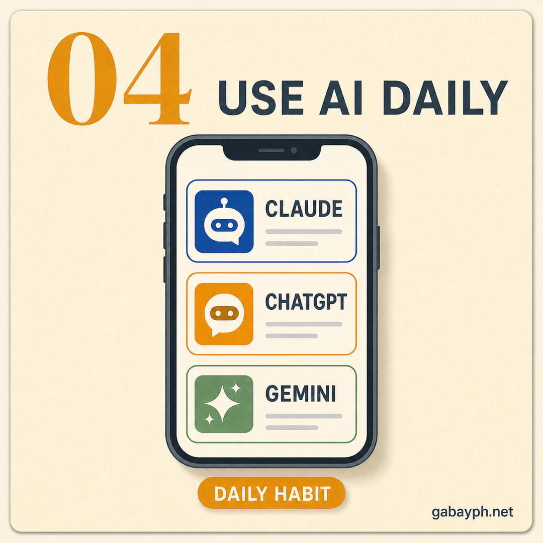 Fact 4: Use AI tools daily — Claude, ChatGPT, Gemini
