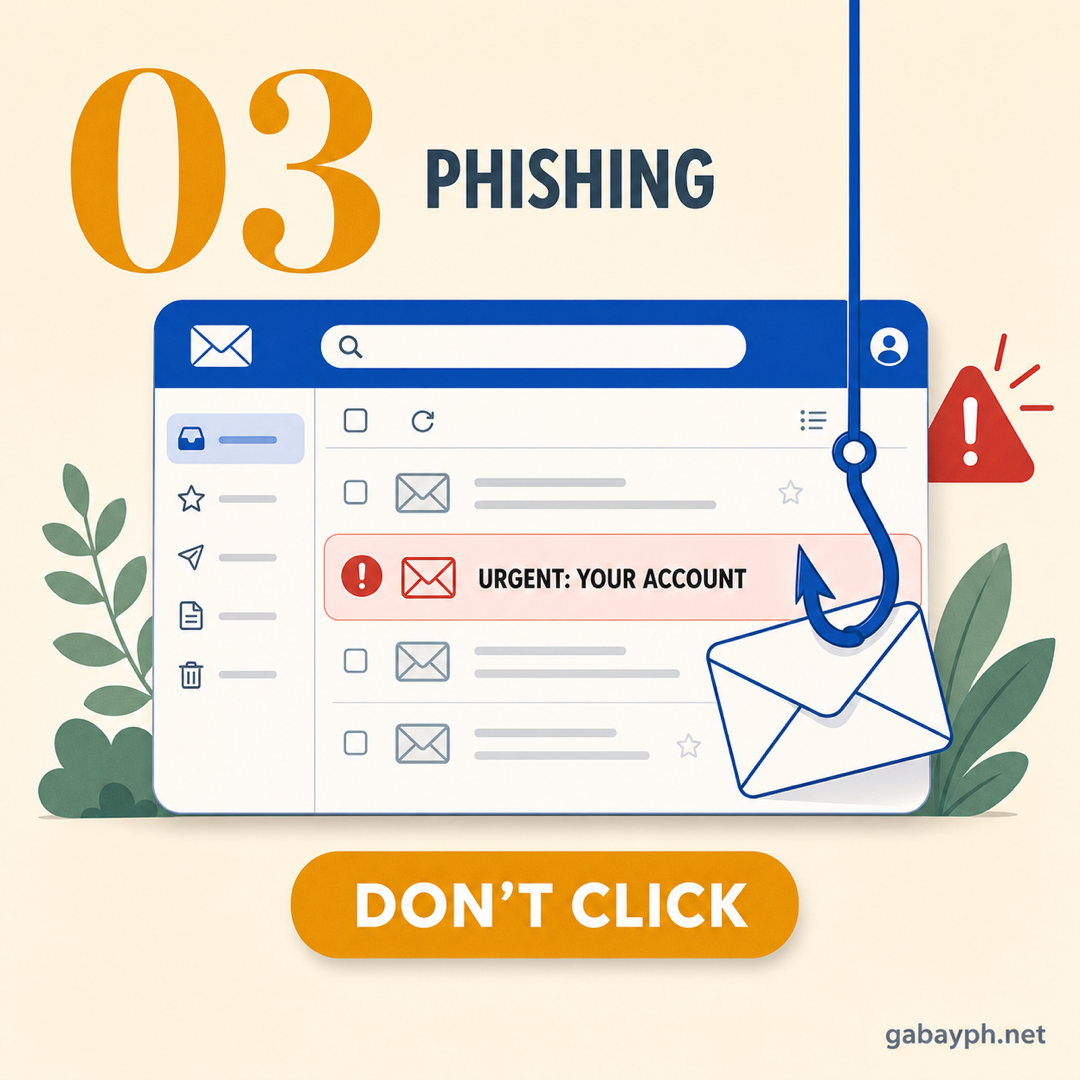 Pattern 3: Phishing emails — urgent fake alerts