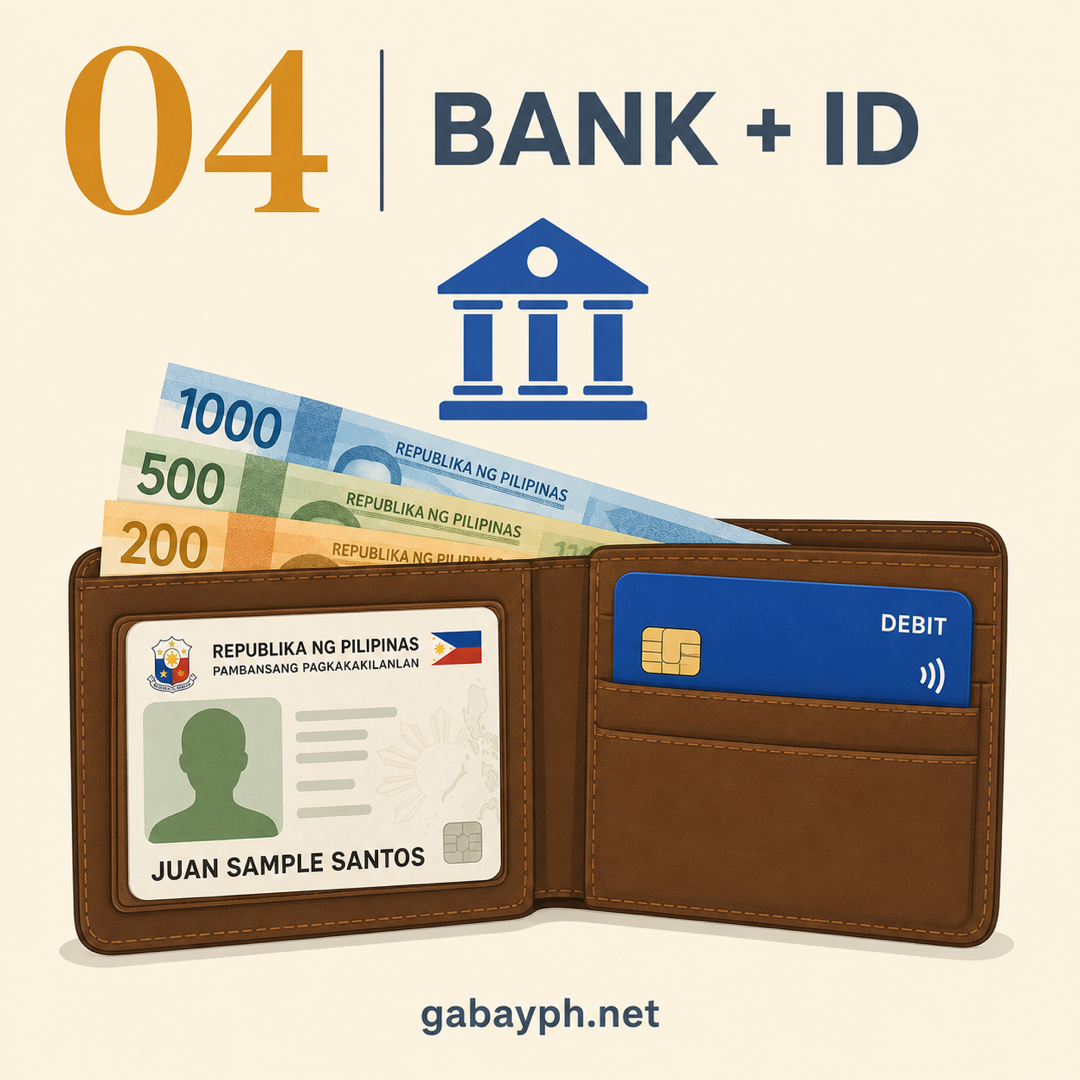Fact 4: Open a PH bank account and update IDs