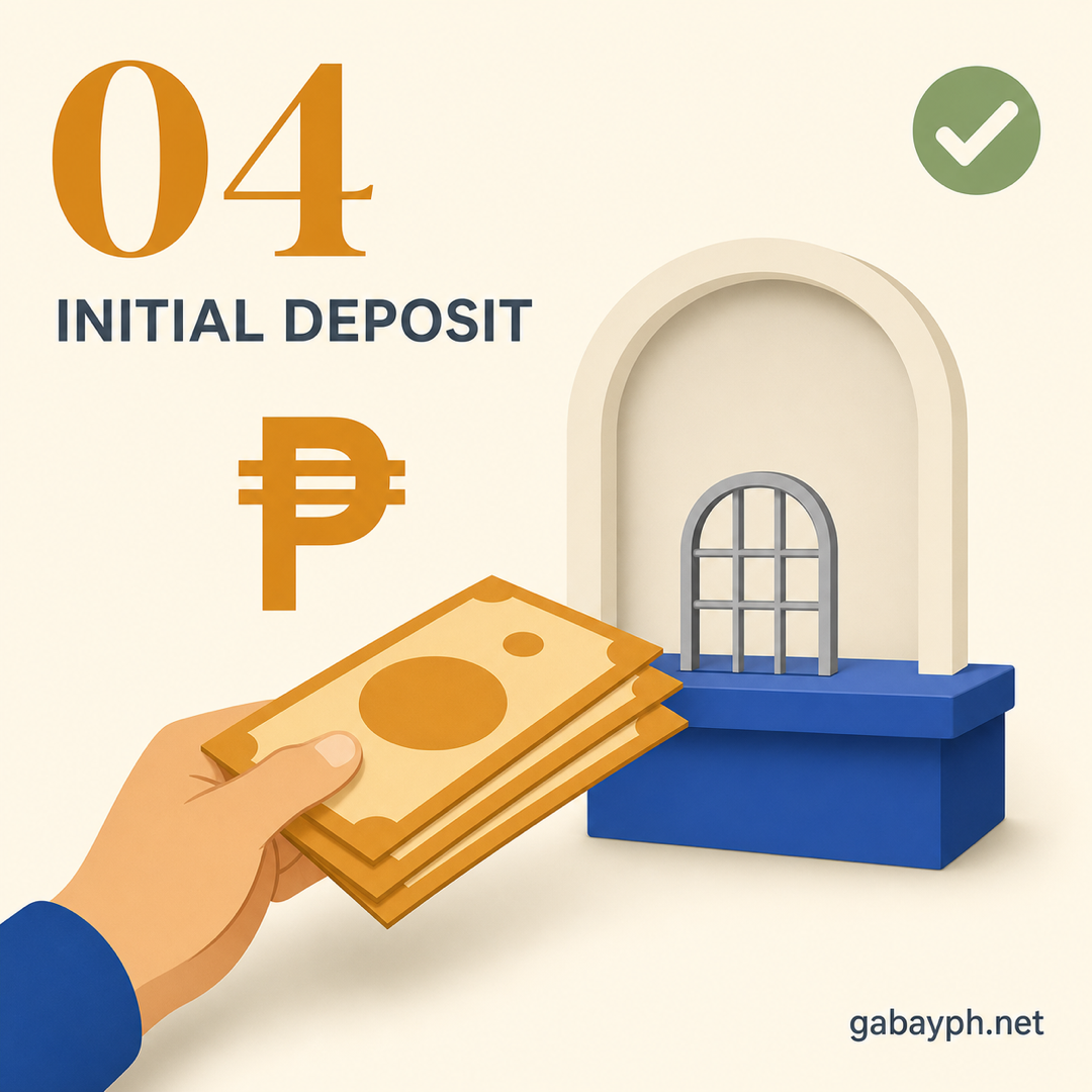 Step 4: Make your initial deposit