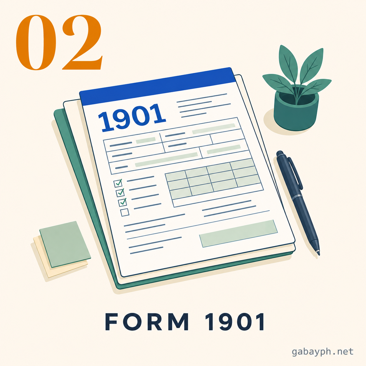 Step 2: Fill out BIR Form 1901