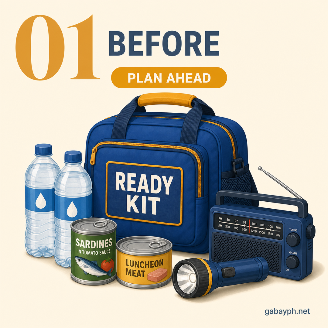 Fact 1: Before — pack a ready-kit and plan ahead
