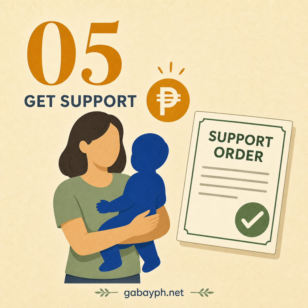 Step 5: Tanggapin ang regular support payments