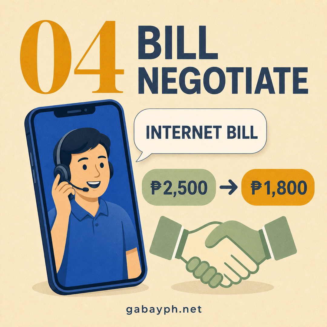 Fact 4: Negotiate bills — internet, insurance, gym