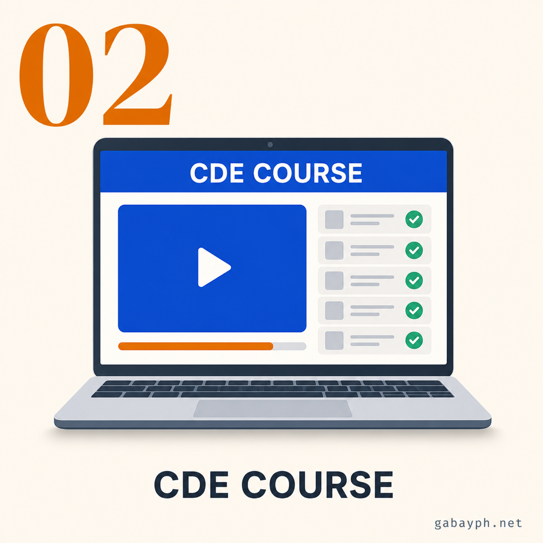 Step 2: Kumpletuhin ang Comprehensive Driver's Education (CDE)