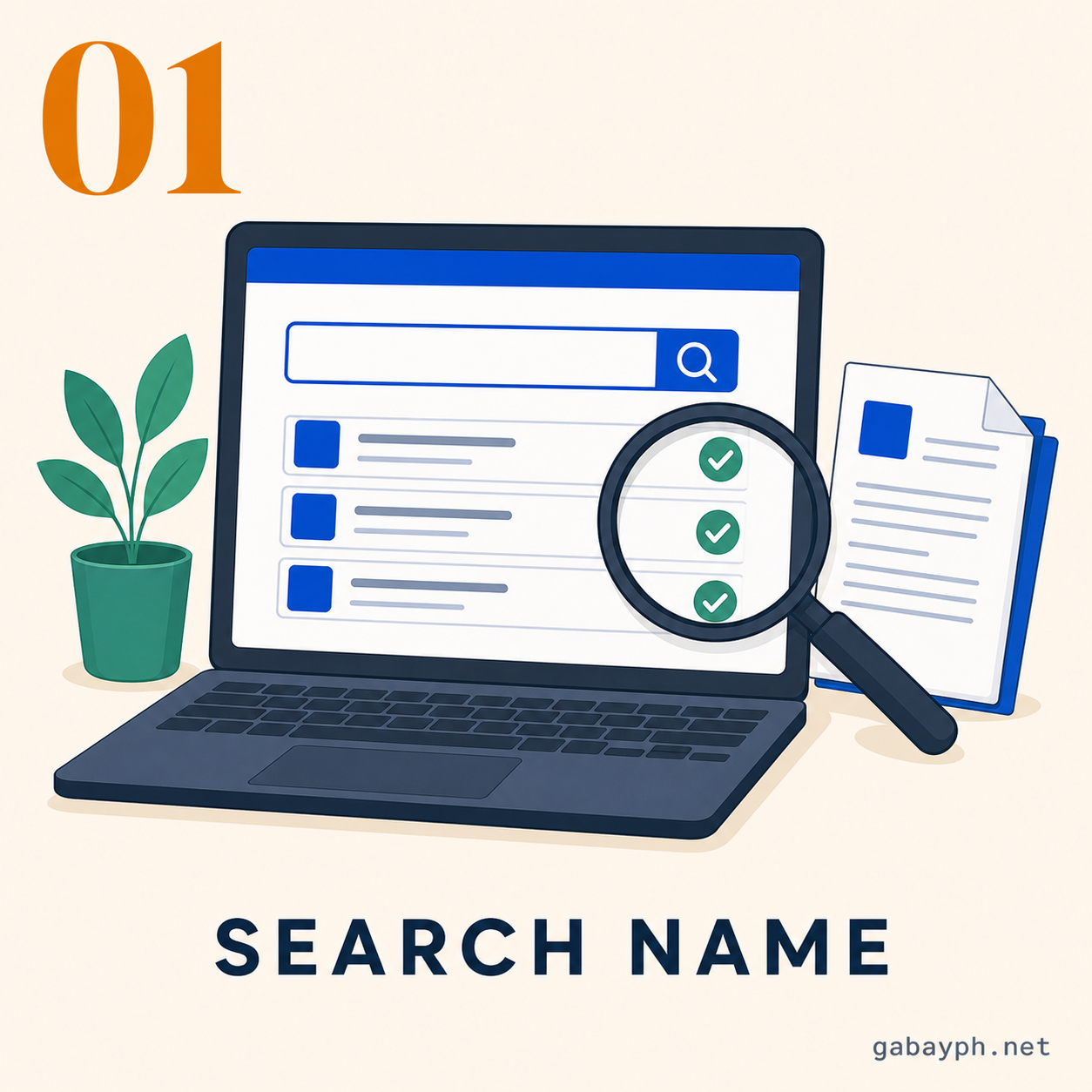 Step 1: Search your business name on BNRS