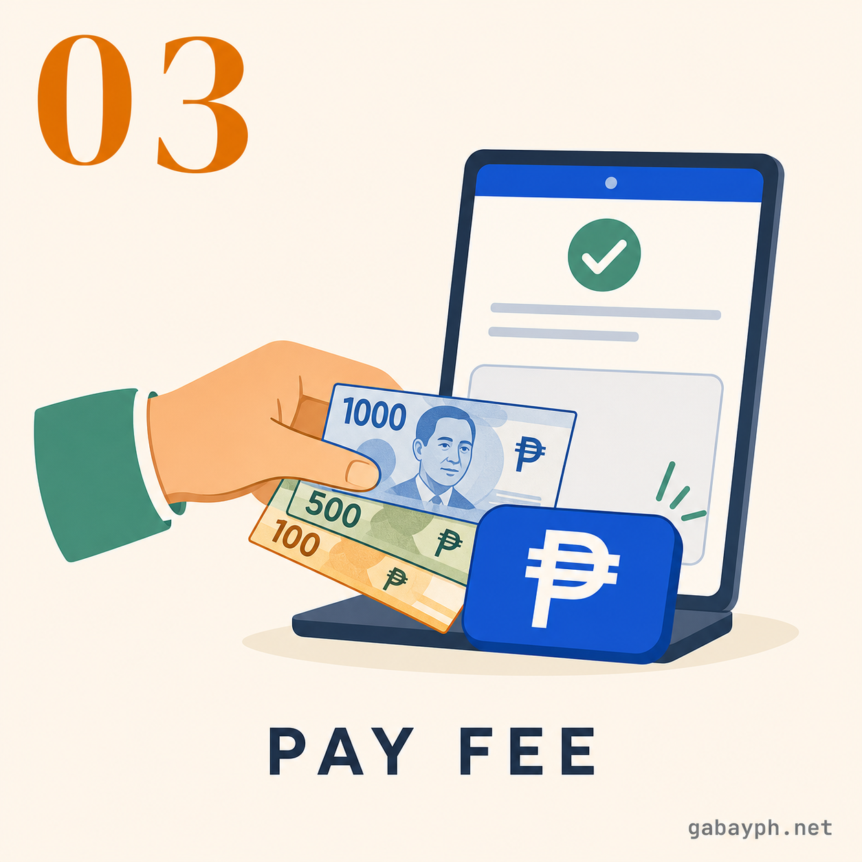 Step 3: Pay the registration fee