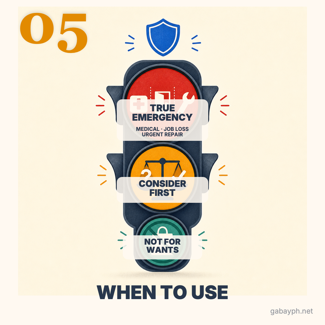Fact 5: When to use it — true emergencies only