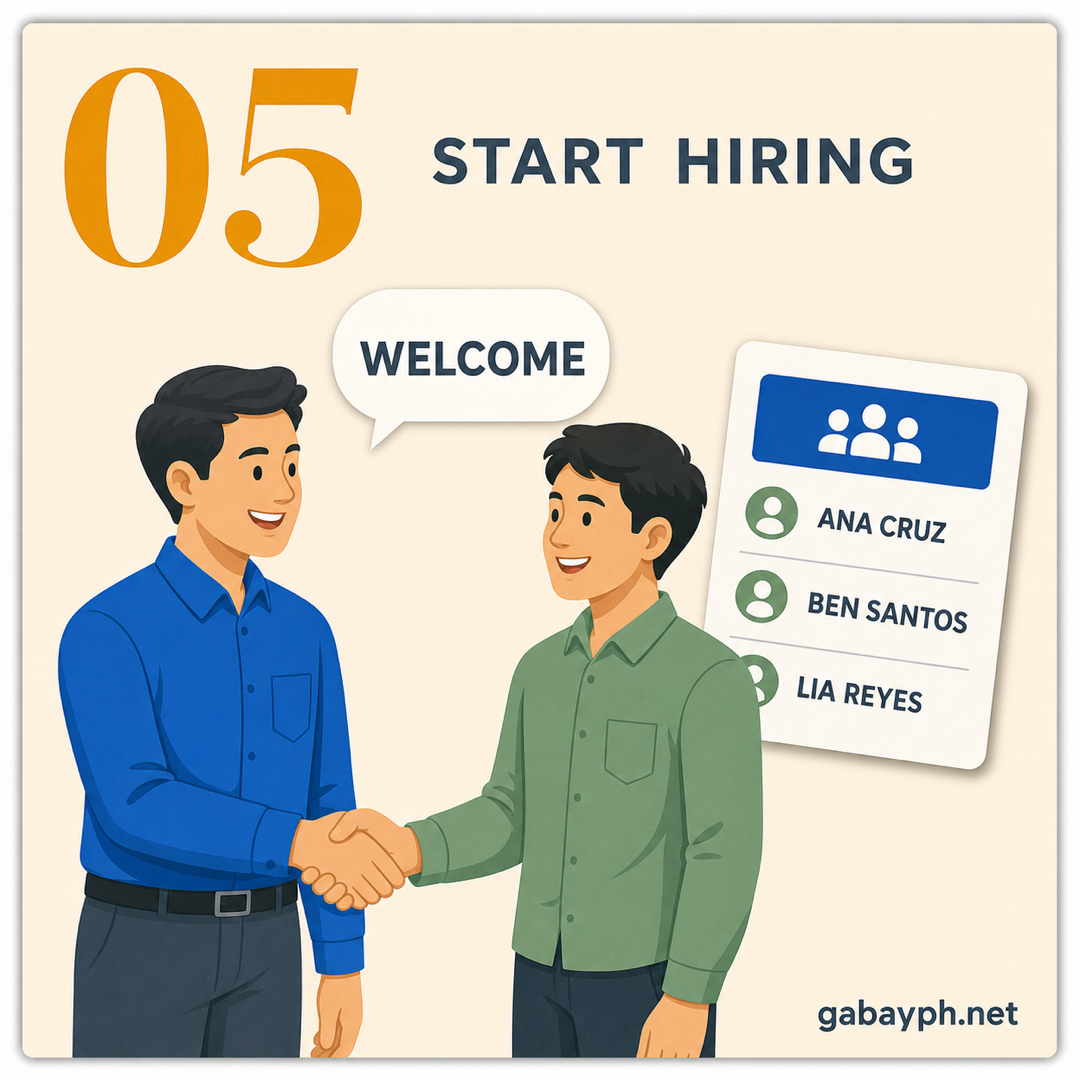 Step 5: Start hiring with full compliance