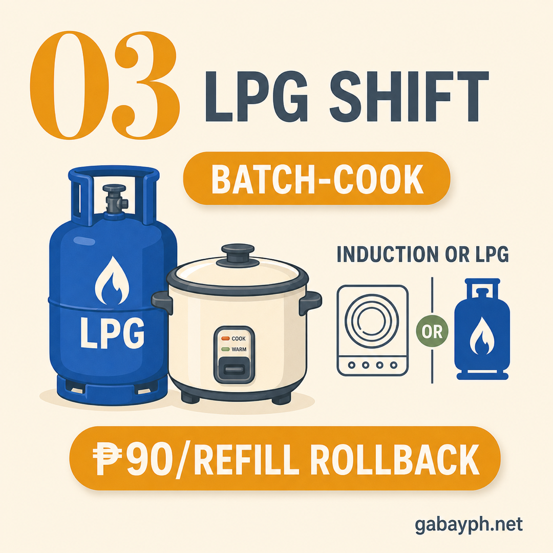 Fact 3: Batch-cook with LPG or induction