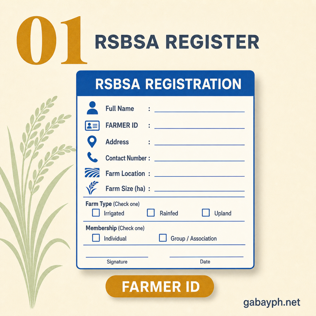 Fact 1: Register with RSBSA for farmer ID