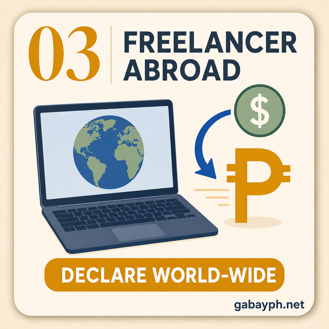 Fact 3: Resident freelancers must declare worldwide income
