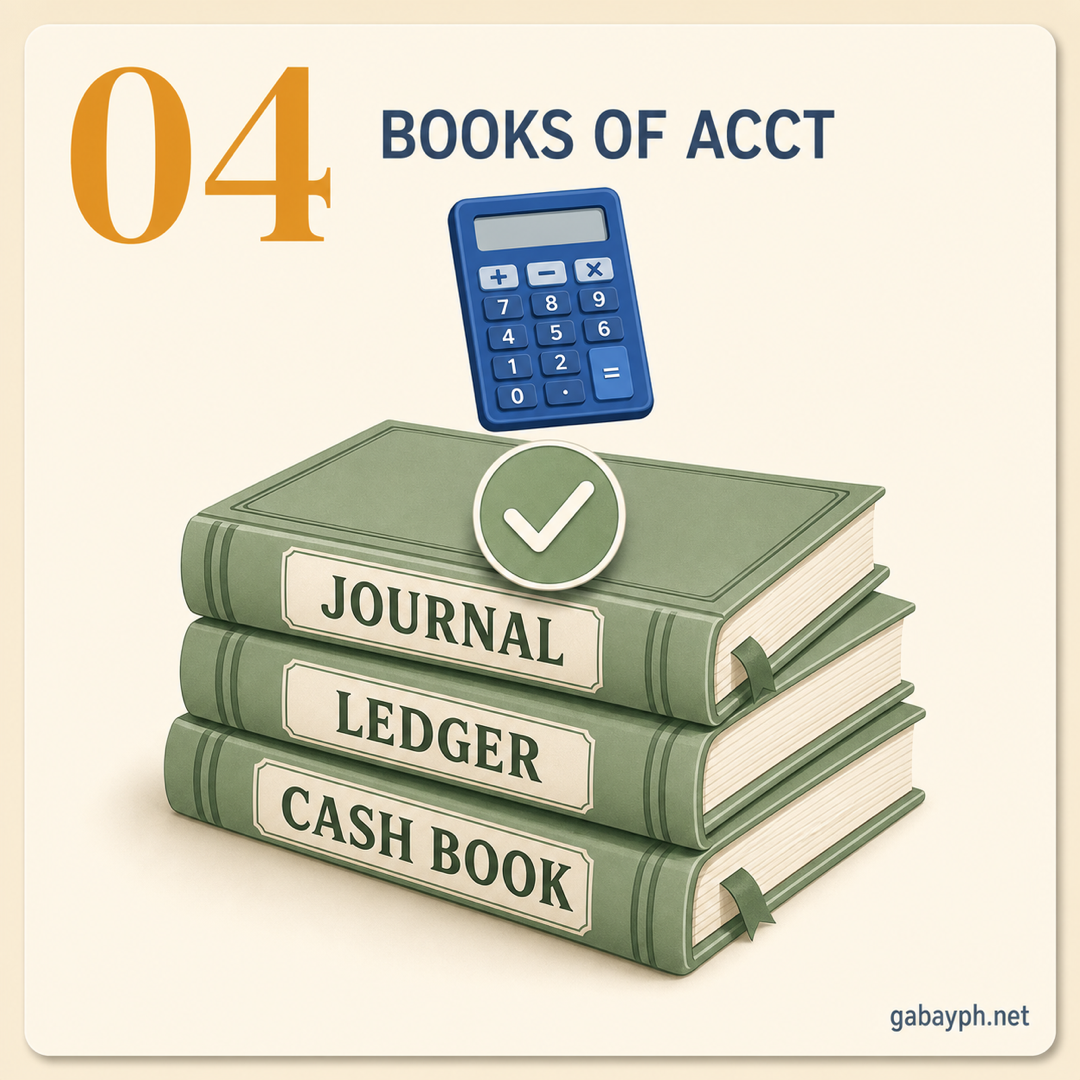 Step 4: I-register ang books of accounts