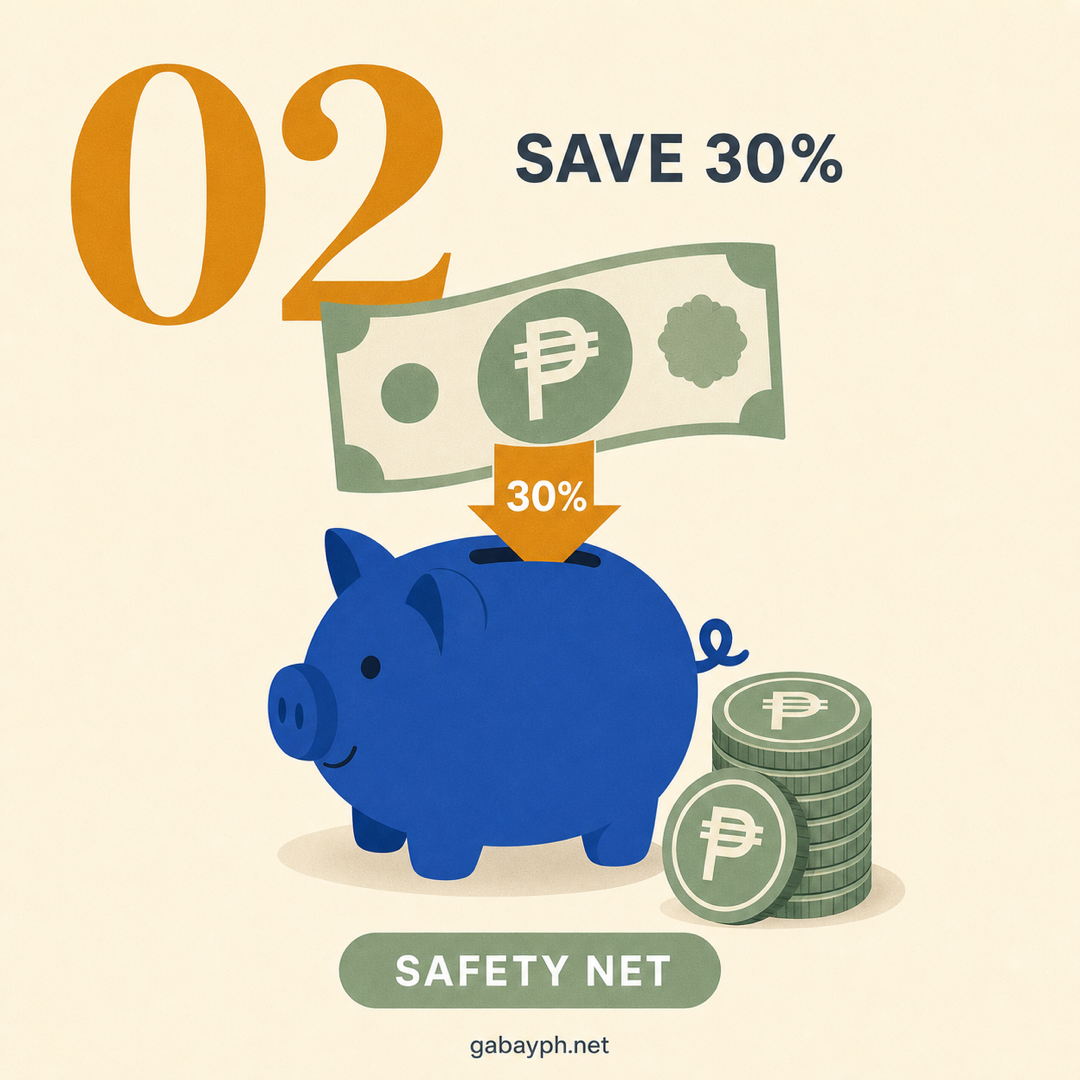 Fact 2: Save 30% of every payout for safety net