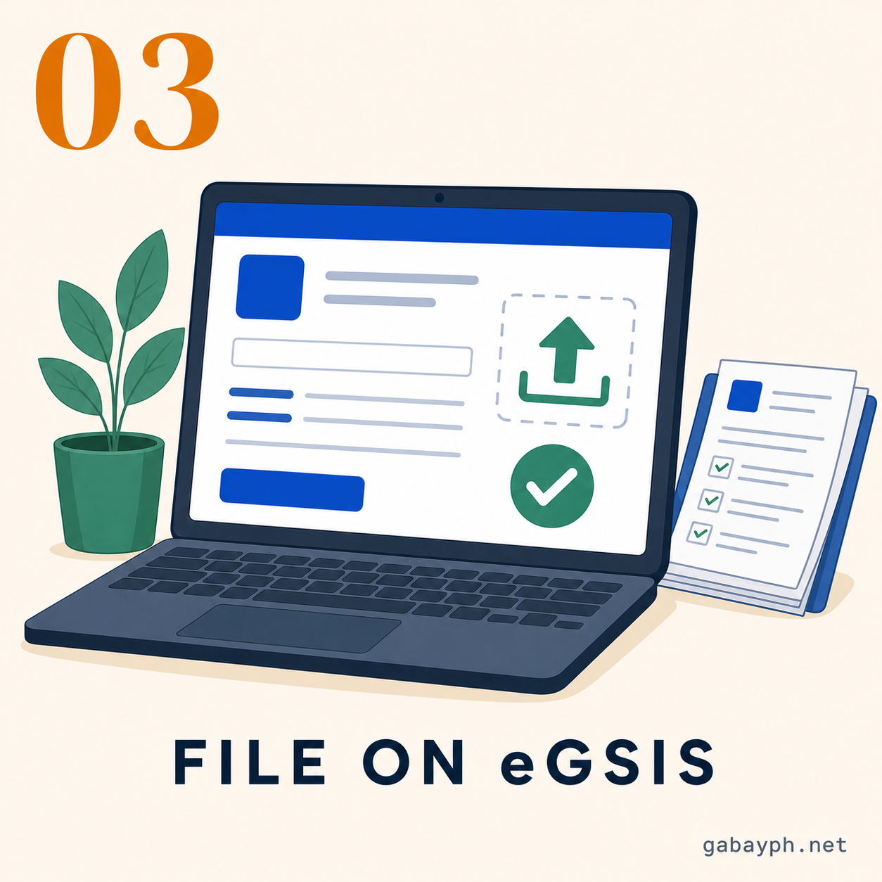 Step 3: File via eGSIS portal