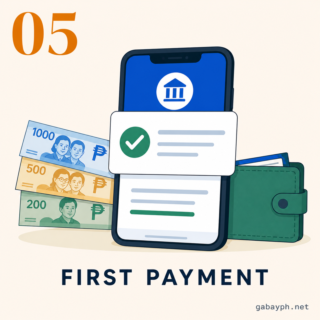 Step 5: Receive your first pension payment