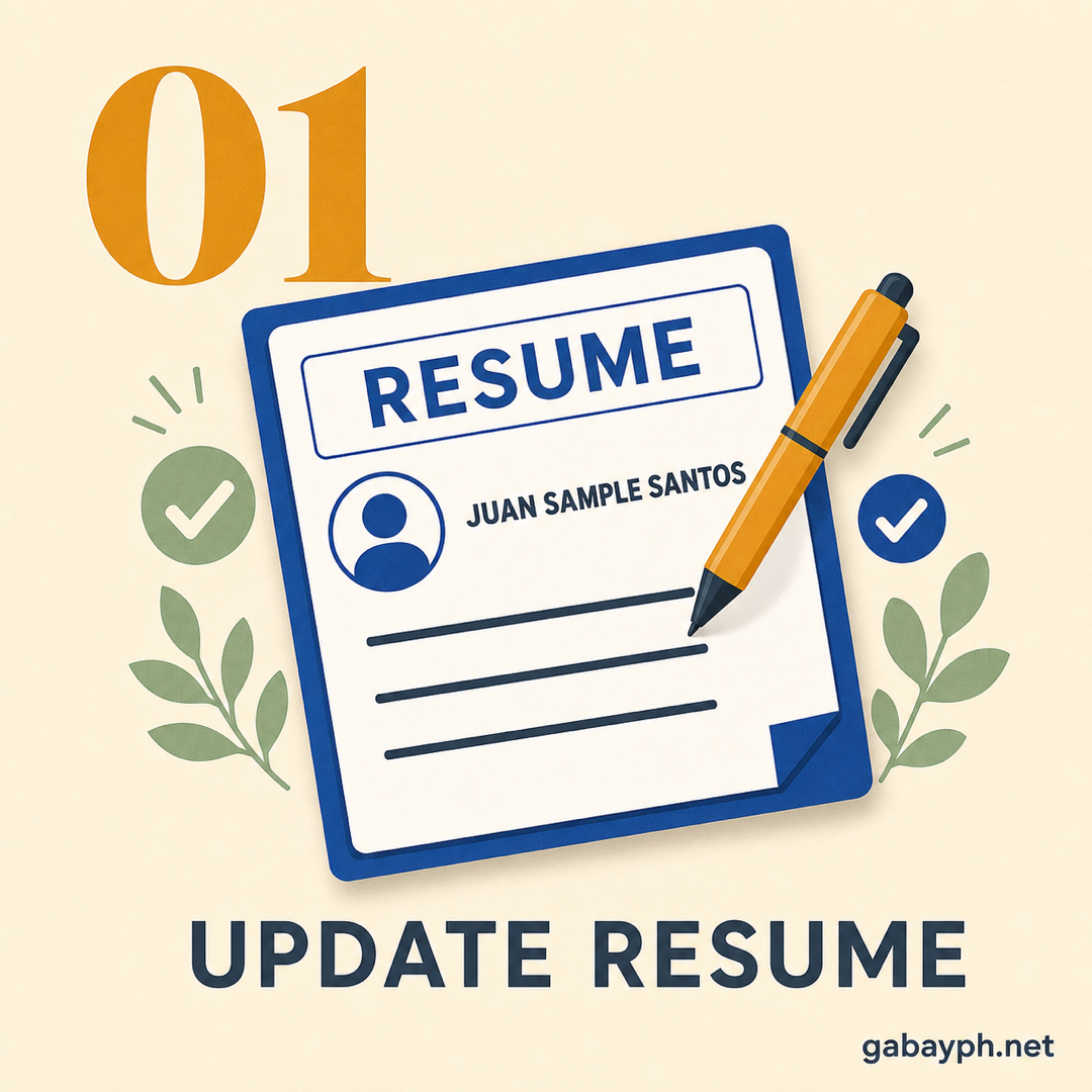 Fact 1: Update your resume — keep it current