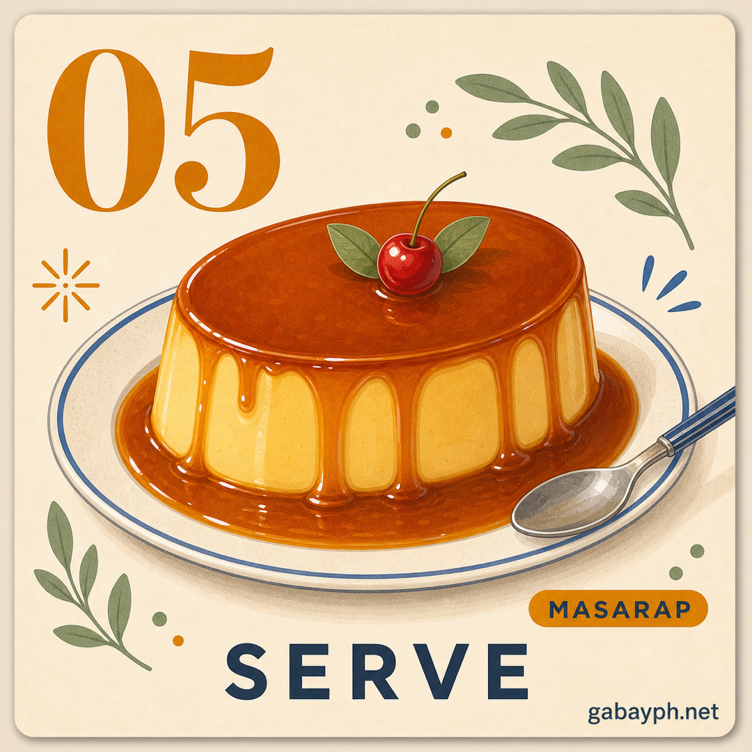 Step 5: Chill, invert, and serve