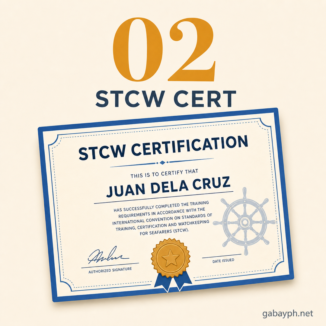 Fact 2: Get your STCW certification