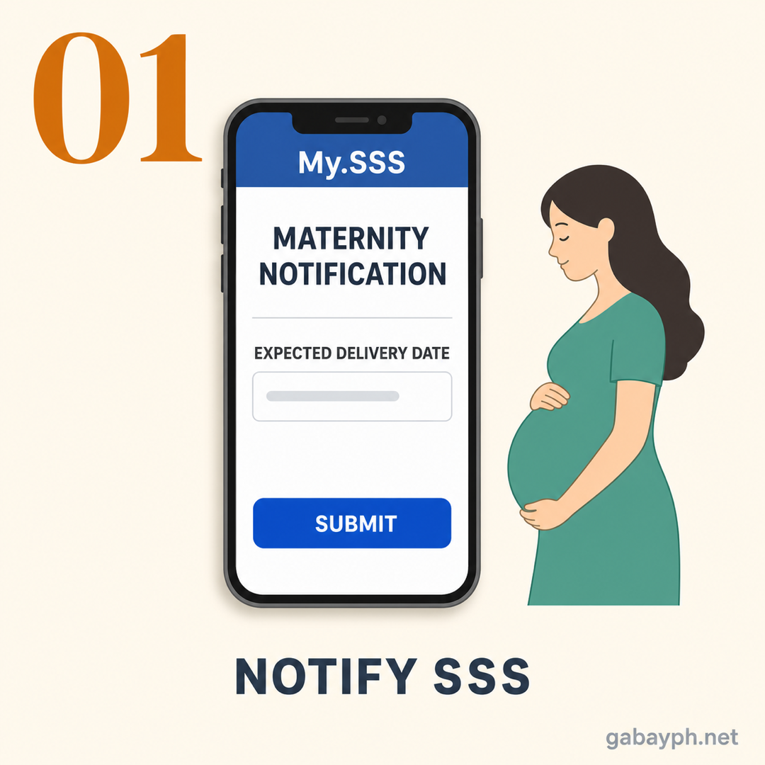 Step 1: I-notify ang SSS of your pregnancy