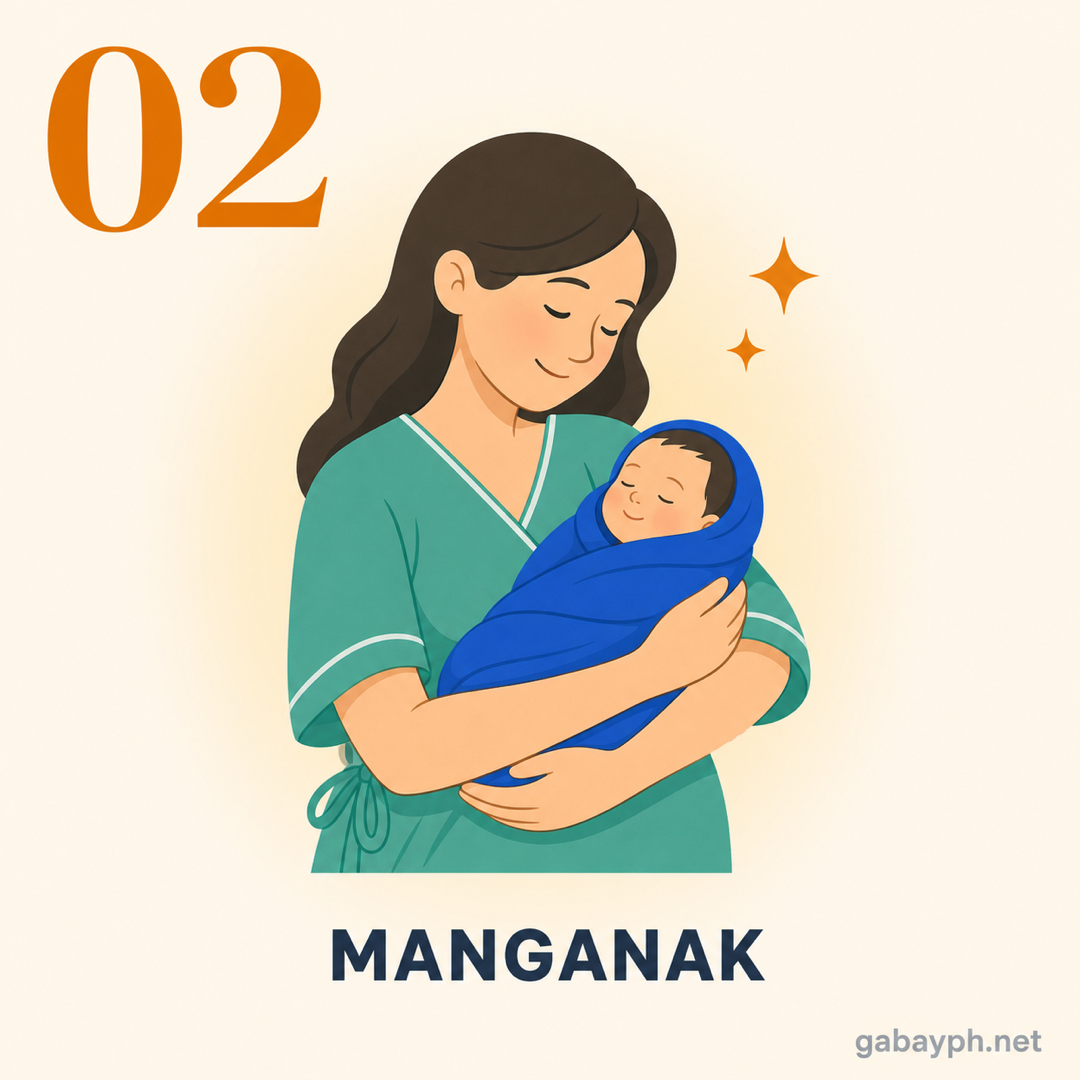 Step 2: Manganak — celebrate your baby