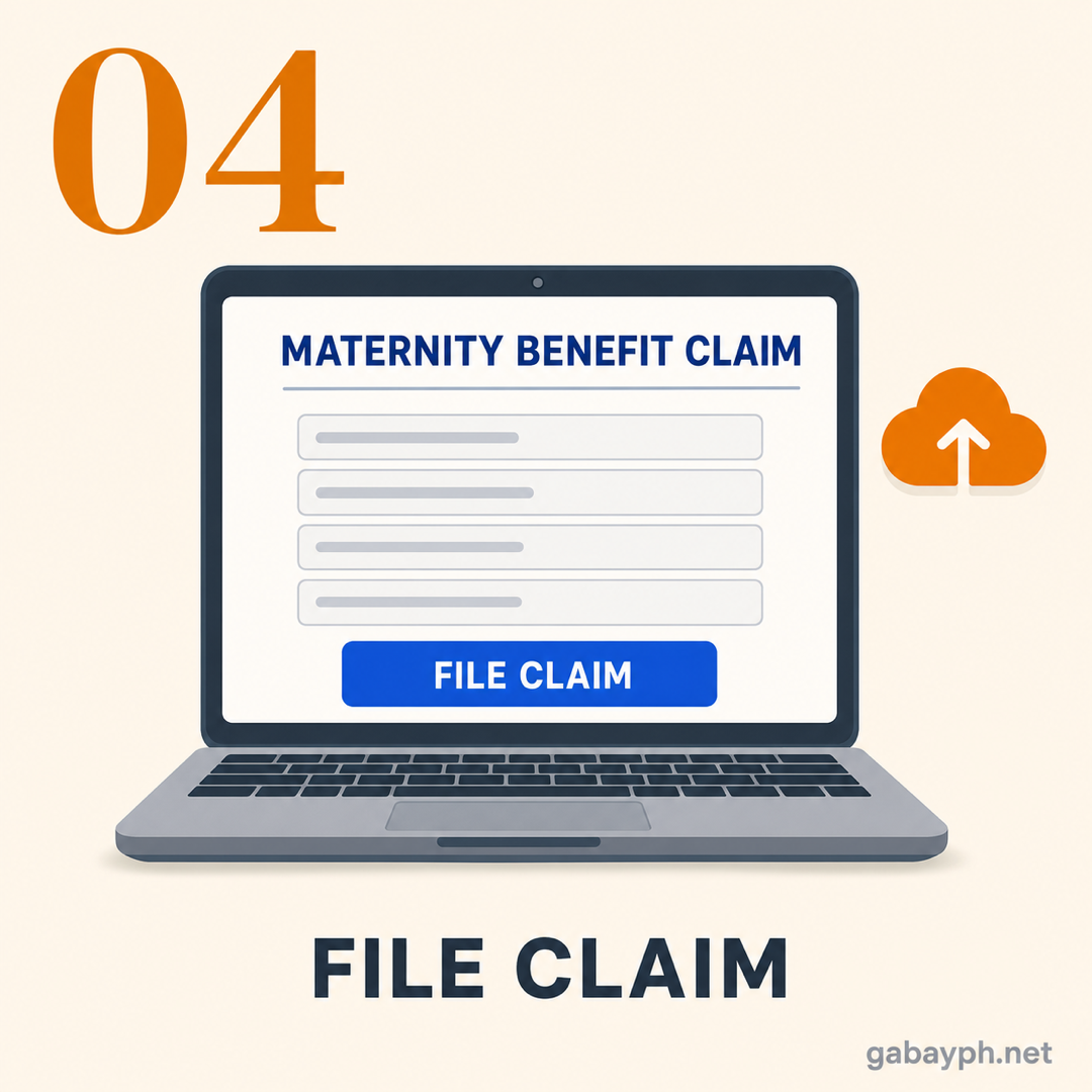 Step 4: File the maternity benefit claim sa My.SSS