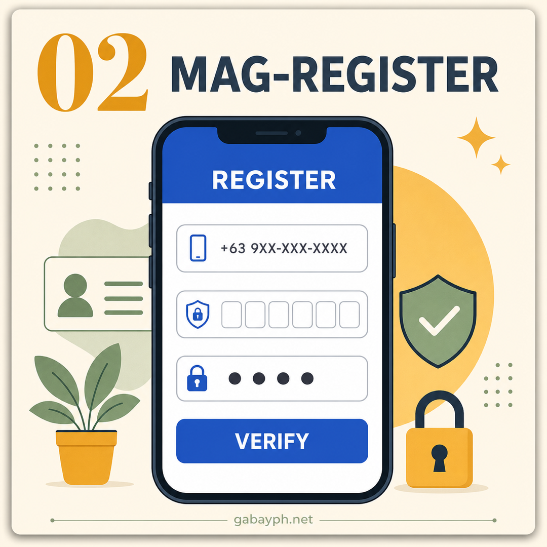 Step 2: Mag-register gamit ang phone number, OTP, at MPIN