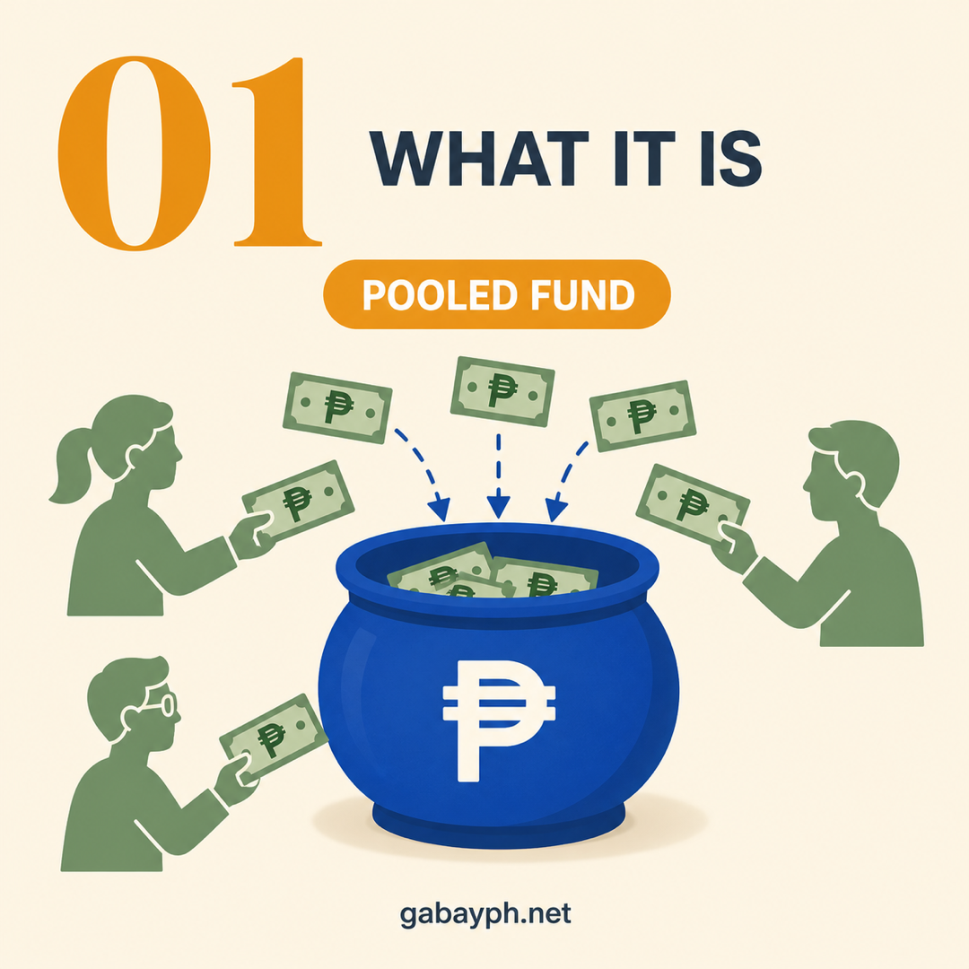 Fact 1: Pooled fund — many investors, one professional manager