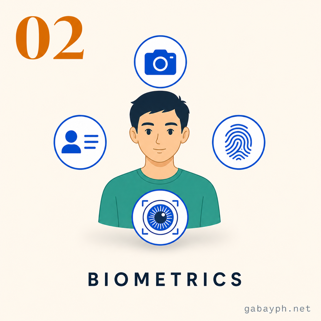 Step 2: Pumunta sa registration center para sa biometrics at iris scan