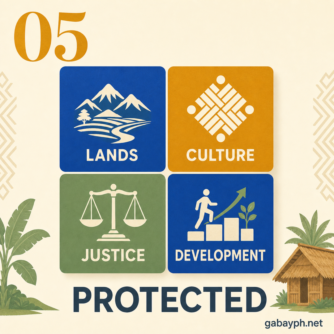 Fact 5: Lands, culture, justice, and development protected