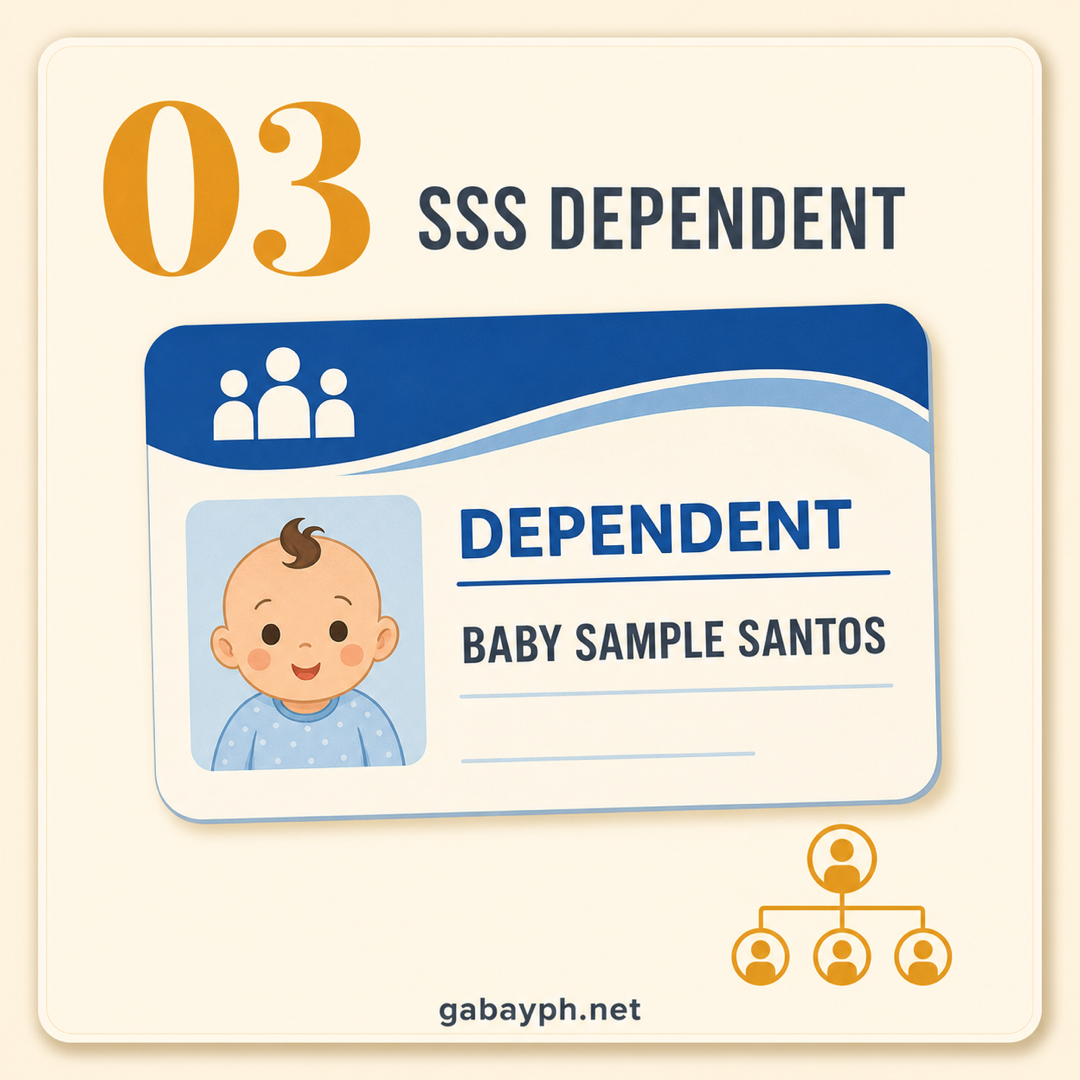 Fact 3: Add baby to your SSS dependents