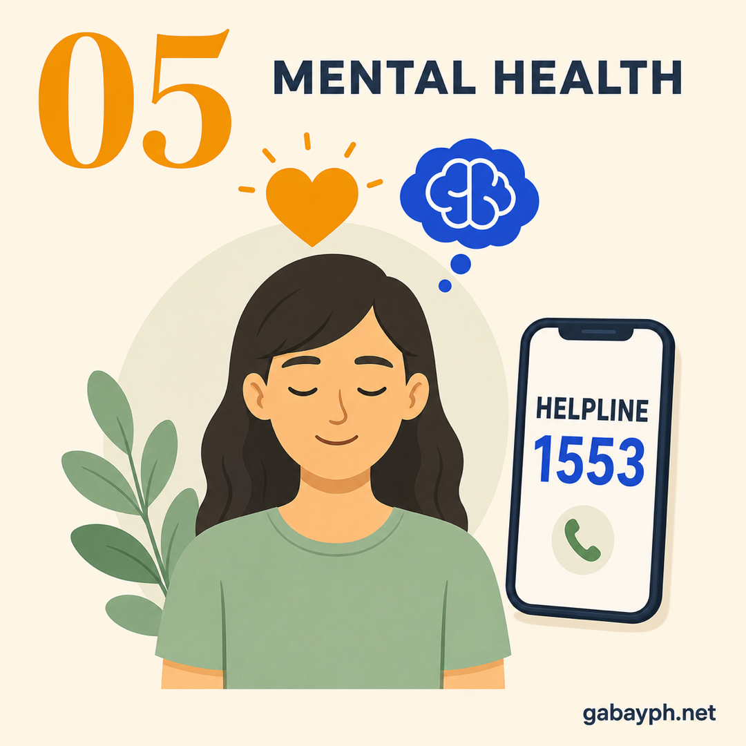 Fact 5: Take care of your mental health — help is available