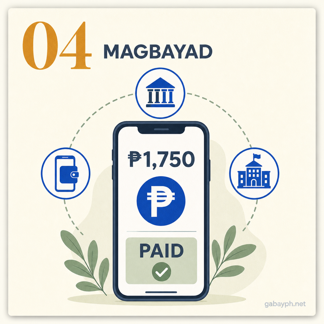 Step 4: Magbayad ng ₱1,750 membership fee
