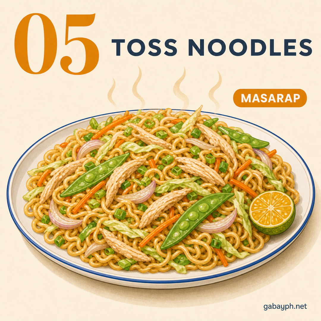 Step 5: Toss noodles with sauce and serve