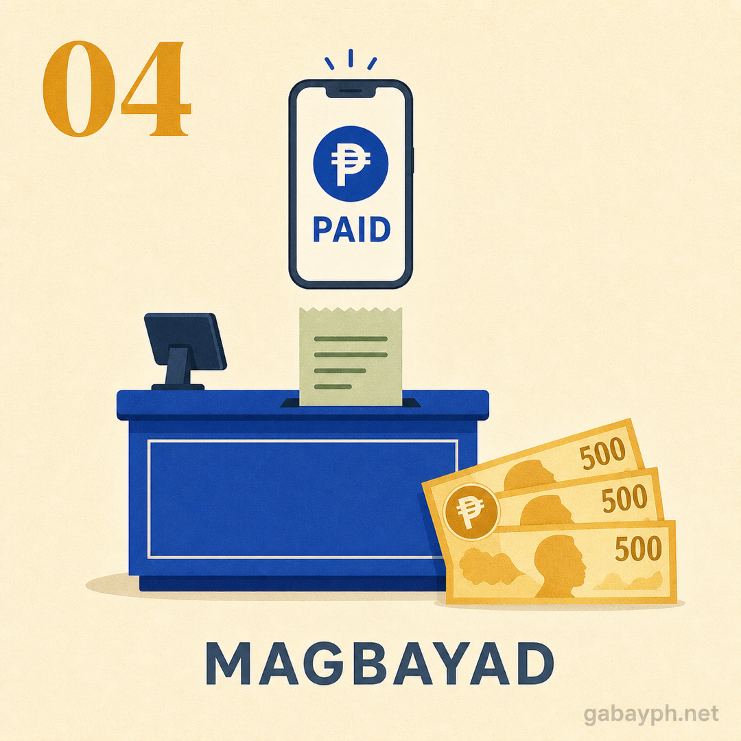 Step 4: Magbayad ng processing fee