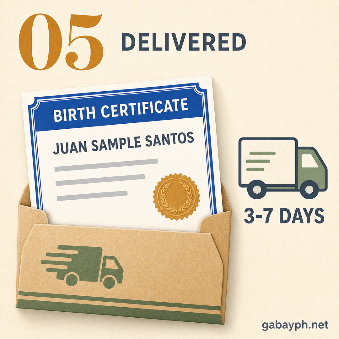 Step 5: Antayin ang delivery (3-7 business days)