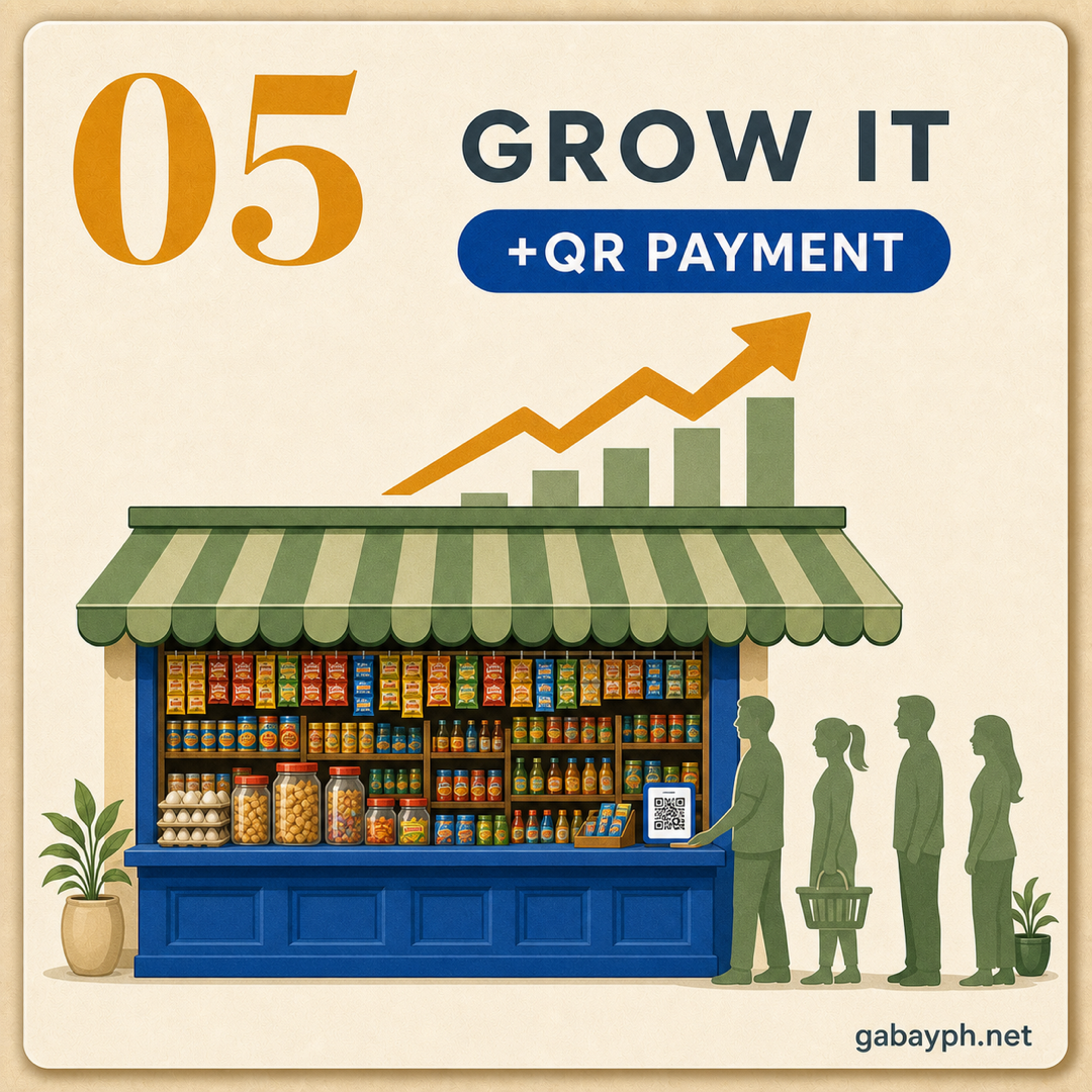 Fact 5: Grow it — add QR payment, expand inventory