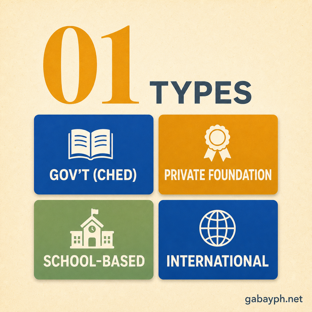 Fact 1: Types — government, private, school-based, international