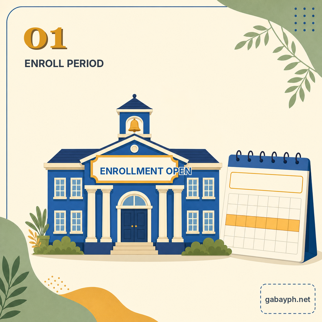 Step 1: Pumunta sa school habang enrollment period