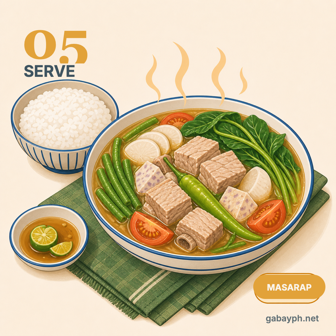 Step 5: Serve hot with rice and patis