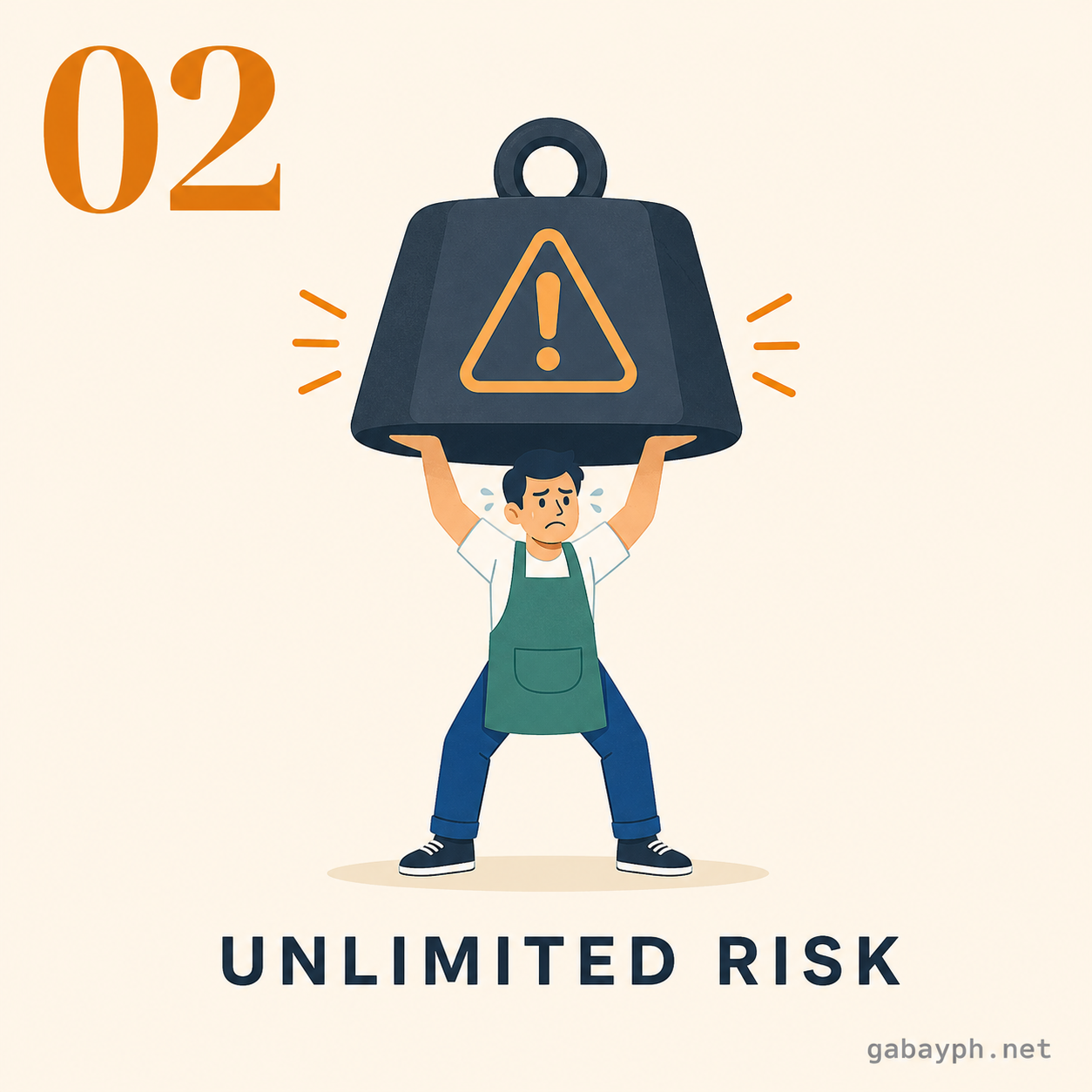 Fact 2: Sole prop carries unlimited personal liability