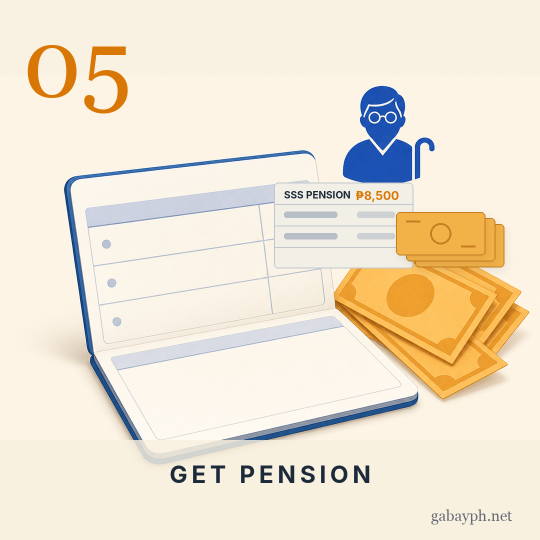 Step 5: Tanggapin ang monthly pension