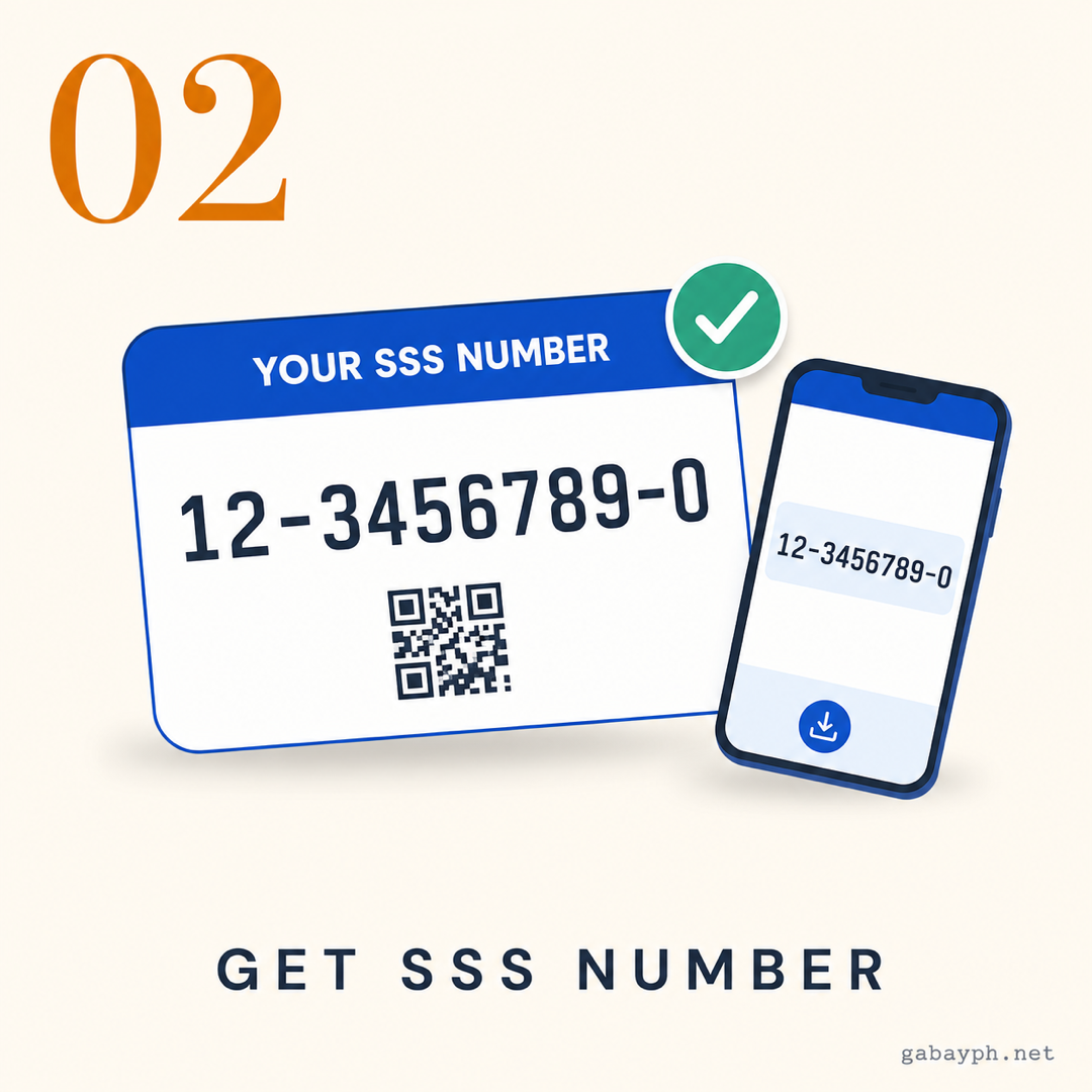 Step 2: Tanggapin ang 10-digit SSS number