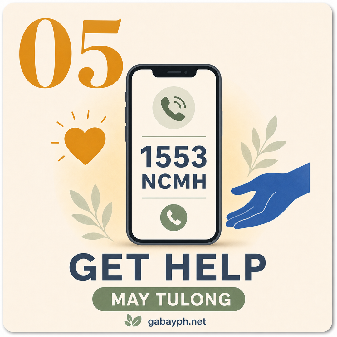 Fact 5: Get help — NCMH 1553, may tulong na available