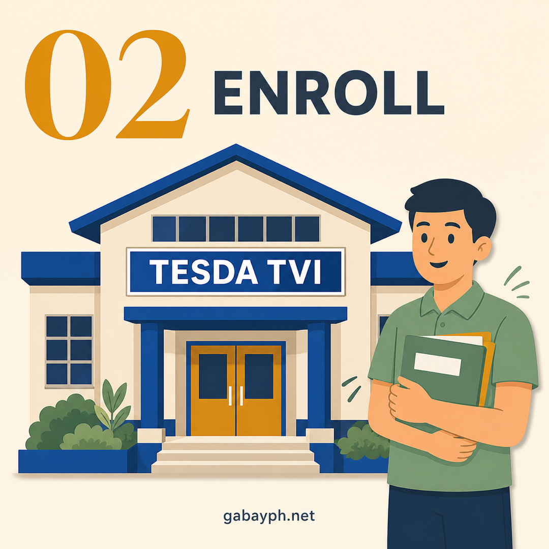 Step 2: Enroll at a TESDA-accredited TVI
