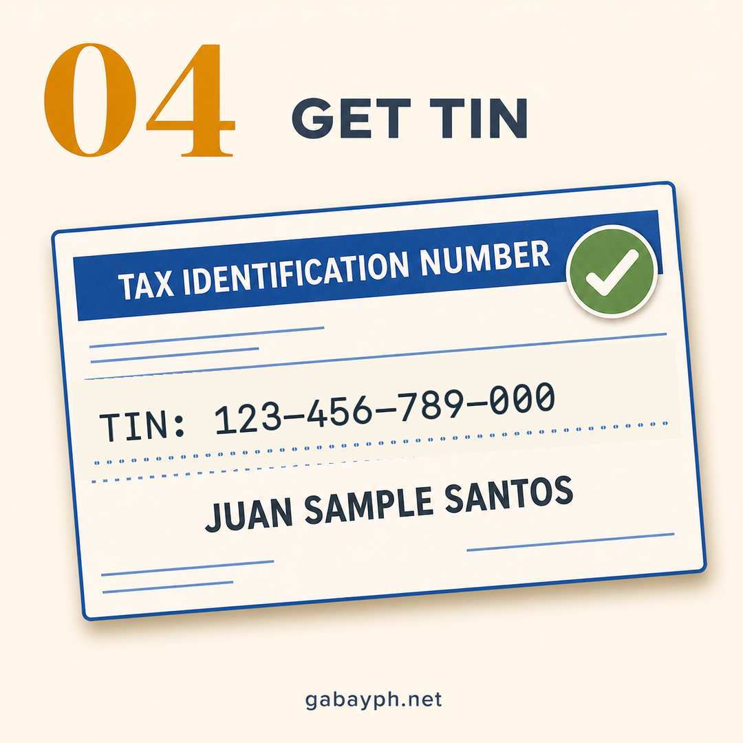 Step 4: Tanggapin ang TIN