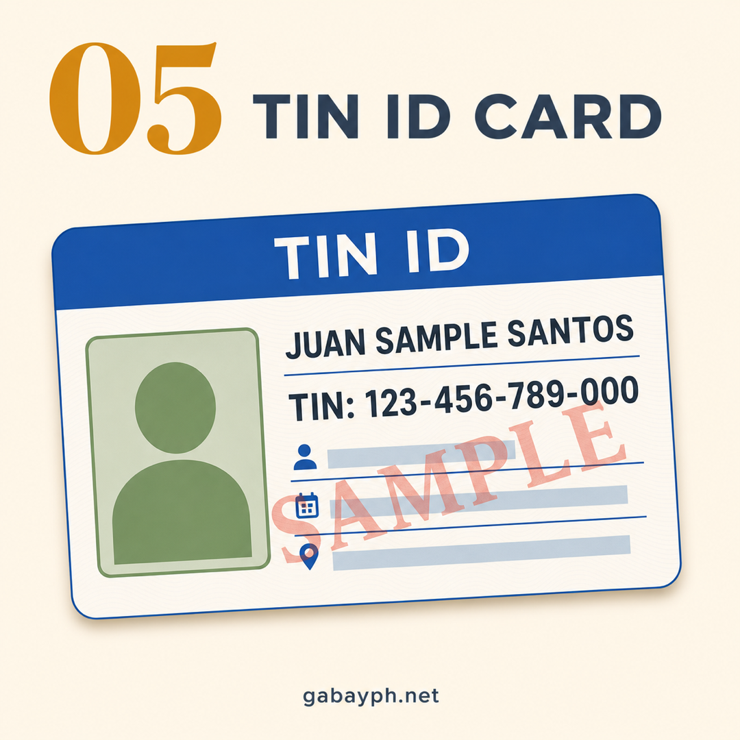 Step 5: Kumuha ng TIN ID card (optional)