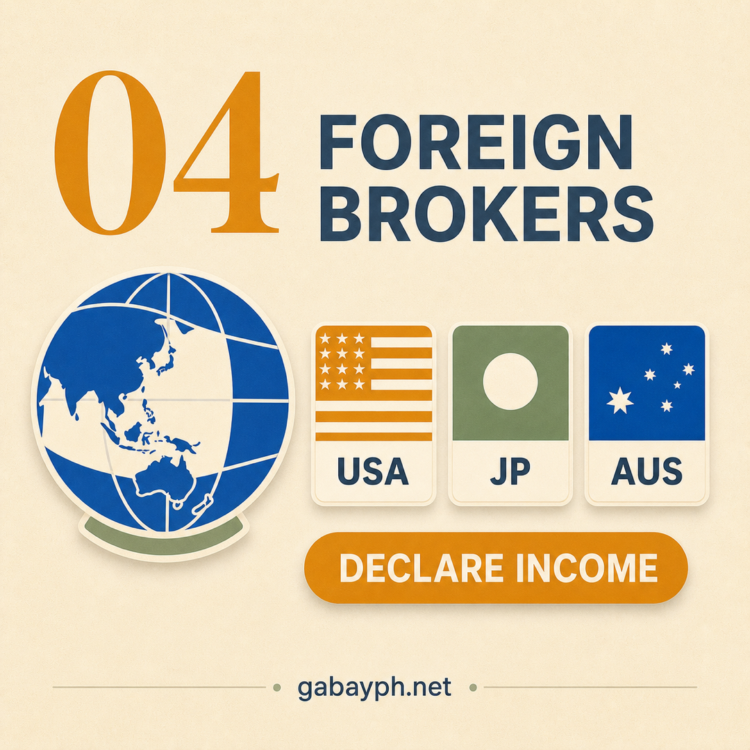 Fact 4: Foreign brokers — declare income in PH return